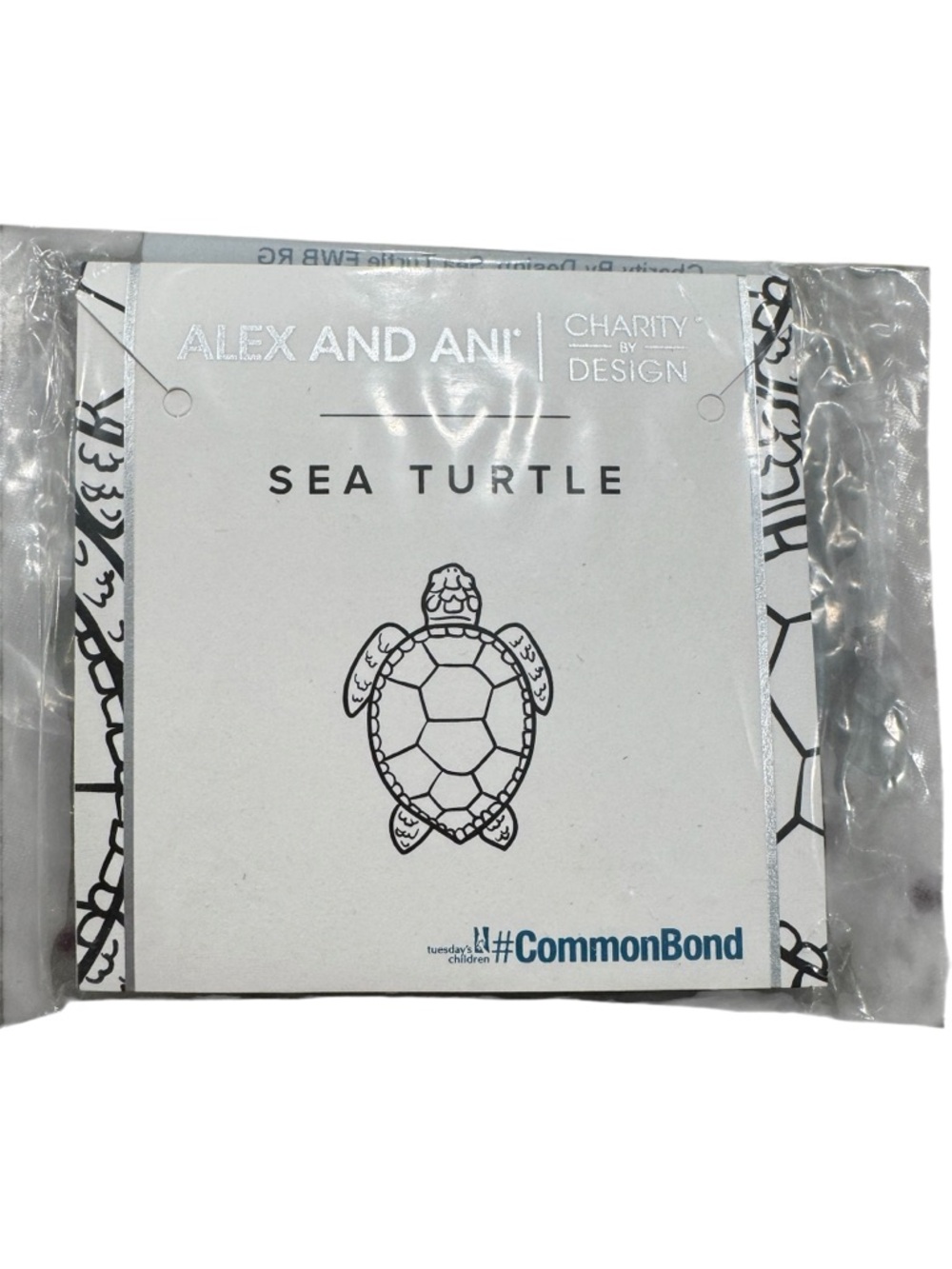 NWT Alex and Ani - Gold Turtle Charm Bangle Bracelet - Picture 3 of 3